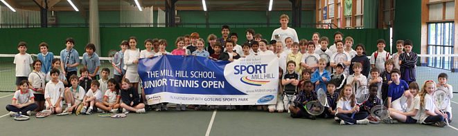Junior Tennis Open pupils